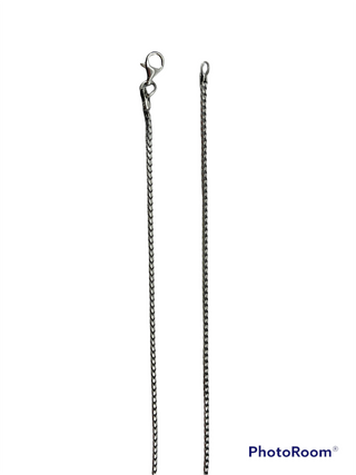 Cadena Franco de plata de ley, 18" 