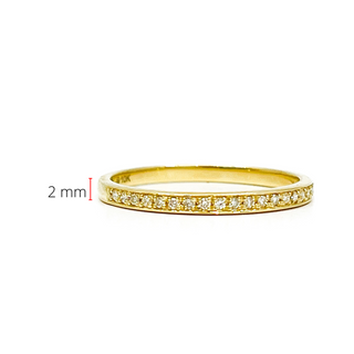 10K Yellow Gold 0.10cttw Diamond  Ring