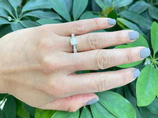 14K White Gold 1.84cttw Diamond Engagement Ring