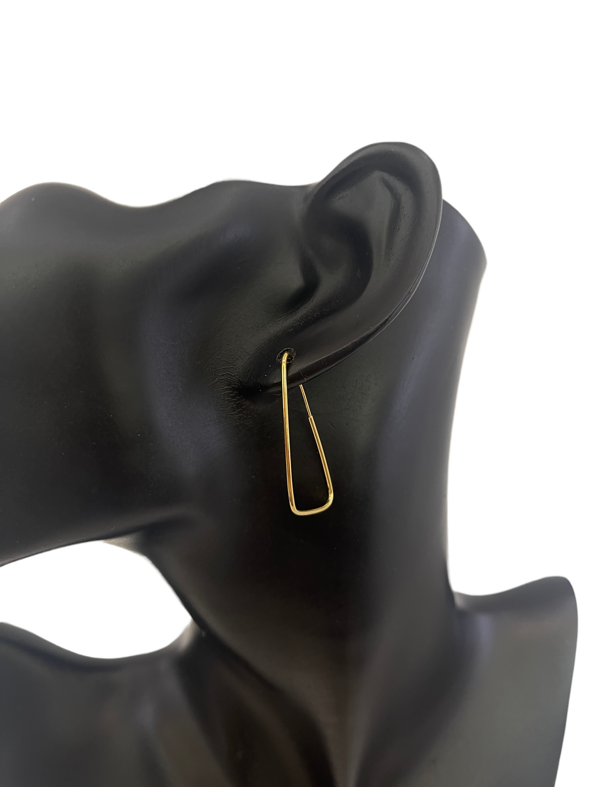 10K Yellow Gold 35mm Earrings