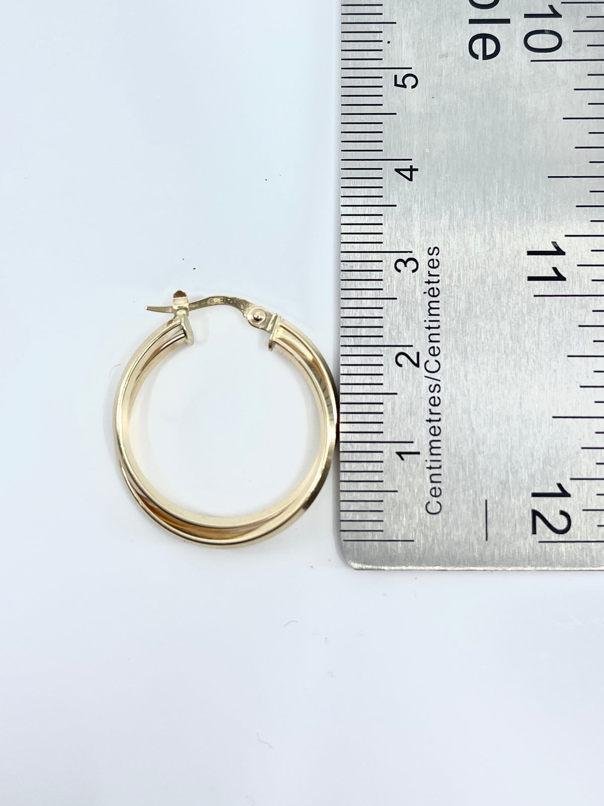 10K Yellow Gold Hoop Earrings