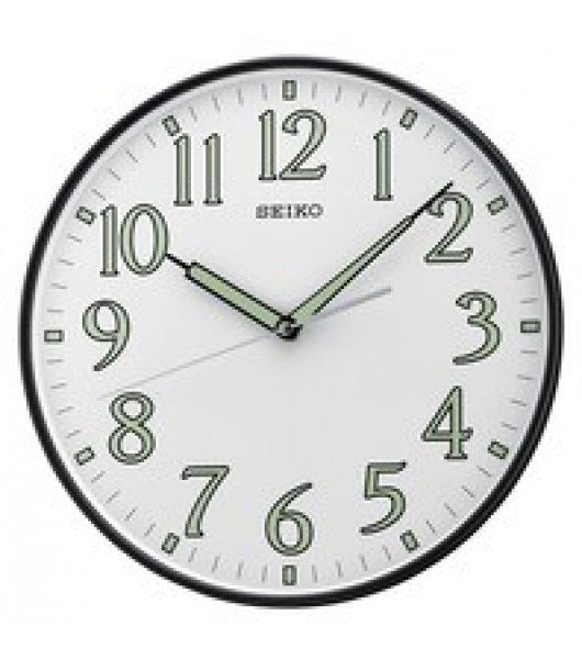 Reloj de pared negro QXA521KLH 