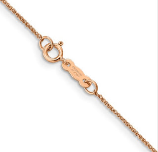 14K Rose Gold Ropa Chain - 0.7mm