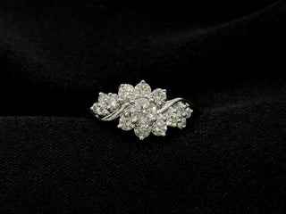10K White Gold 1.00cttw Diamond Ring, size 6.5