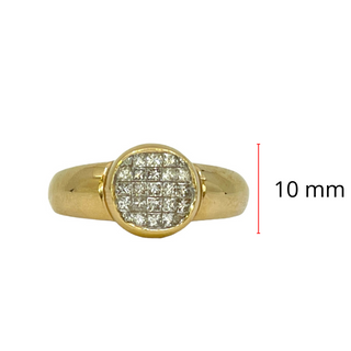 14K Yellow Gold 0.50cttw Diamond Ring