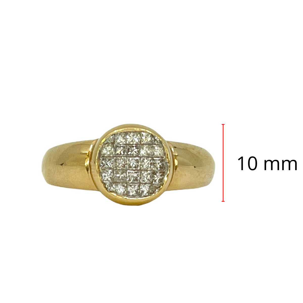 14K Yellow Gold 0.50cttw Diamond Ring- Size 6.5