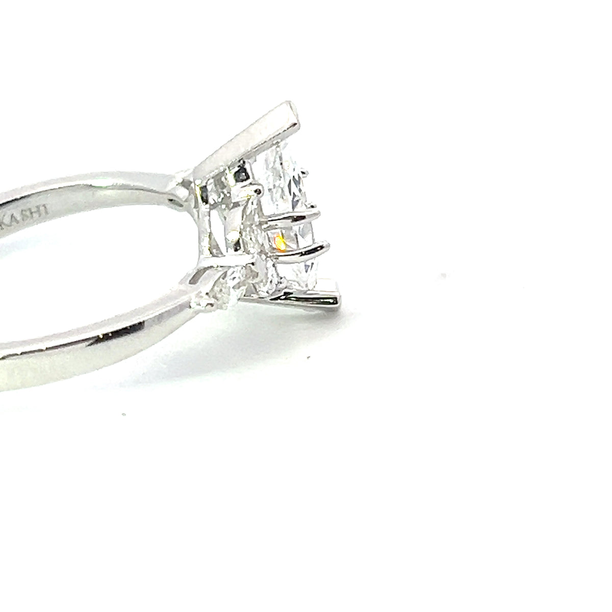 14K Marquise Cut Diamond Ring