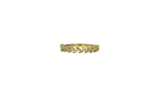 Anillo de diamantes de 0,08 quilates en oro amarillo de 10 quilates