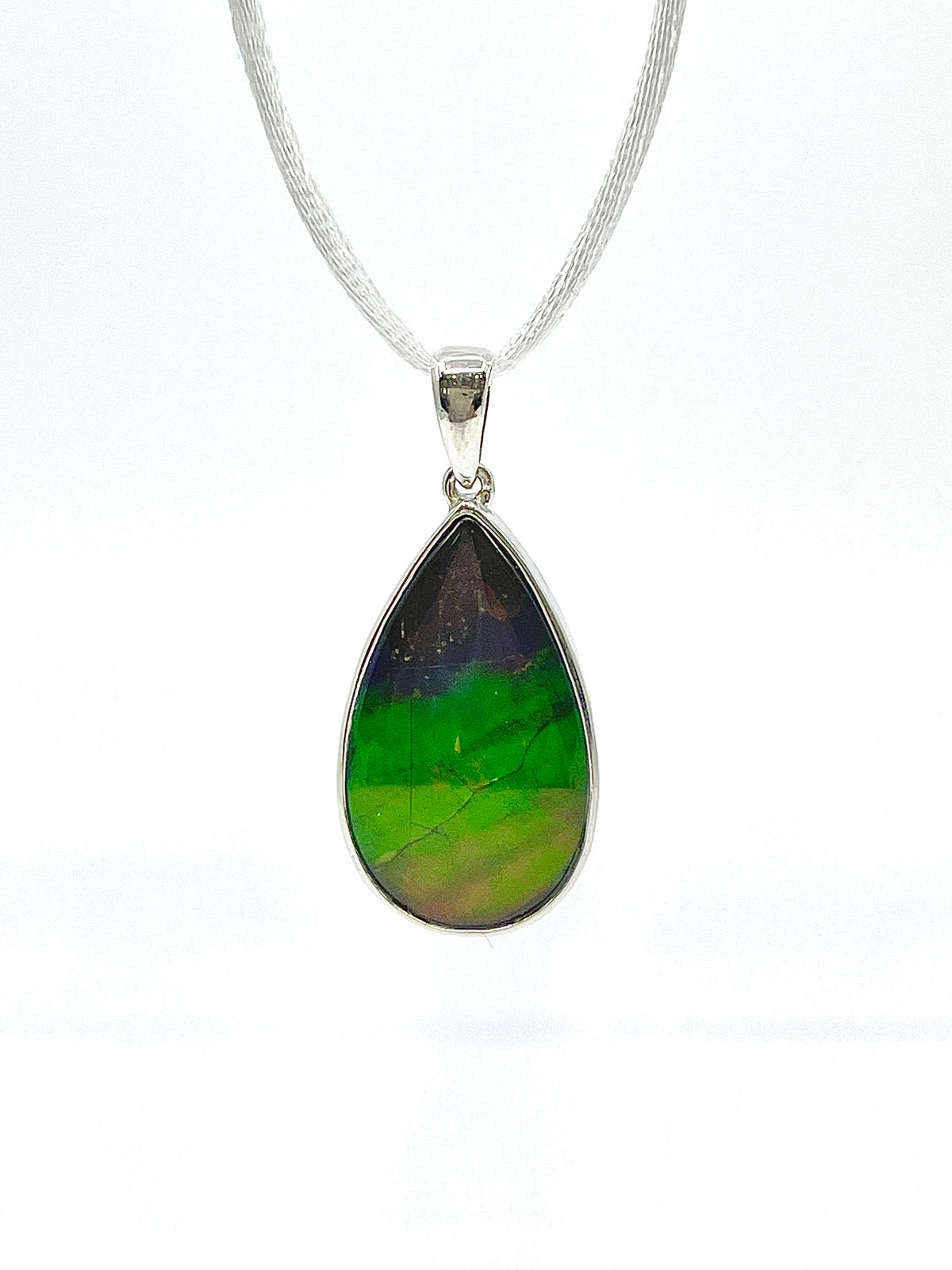 Sterling Silver &quot;AA&quot; Quality Ammolite Pendant