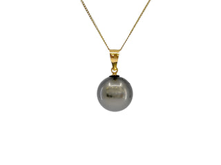 10/14K Yellow Gold Tahitian Pearl Pendant