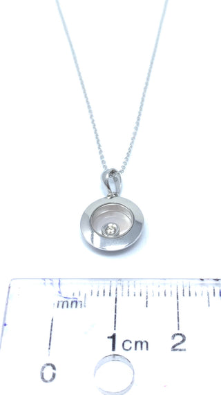Colgante de diamantes en oro blanco