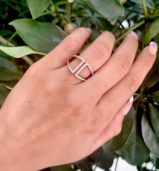 10K Rose Gold 0.40cttw Diamond Ring