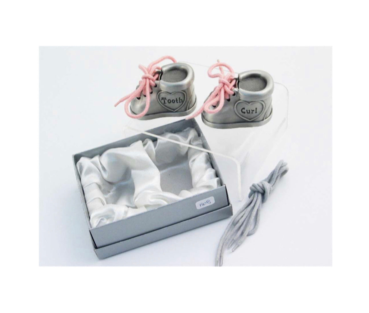 Bootie Tooth &amp; Curl - Gift Set (Pink &amp; Blue Laces)