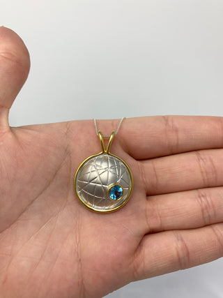 Blue Topaz Pendant