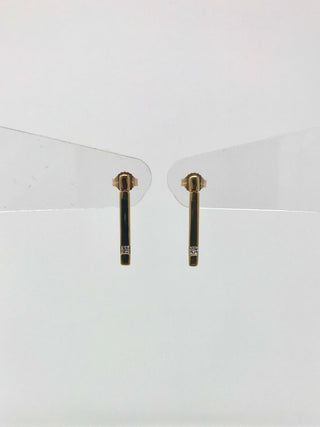 Pendientes de diamantes
