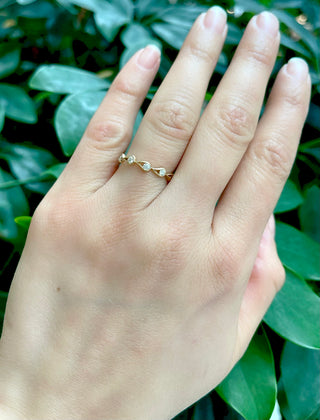 14K Yellow Gold 0.24cttw Canadian Diamond Ring