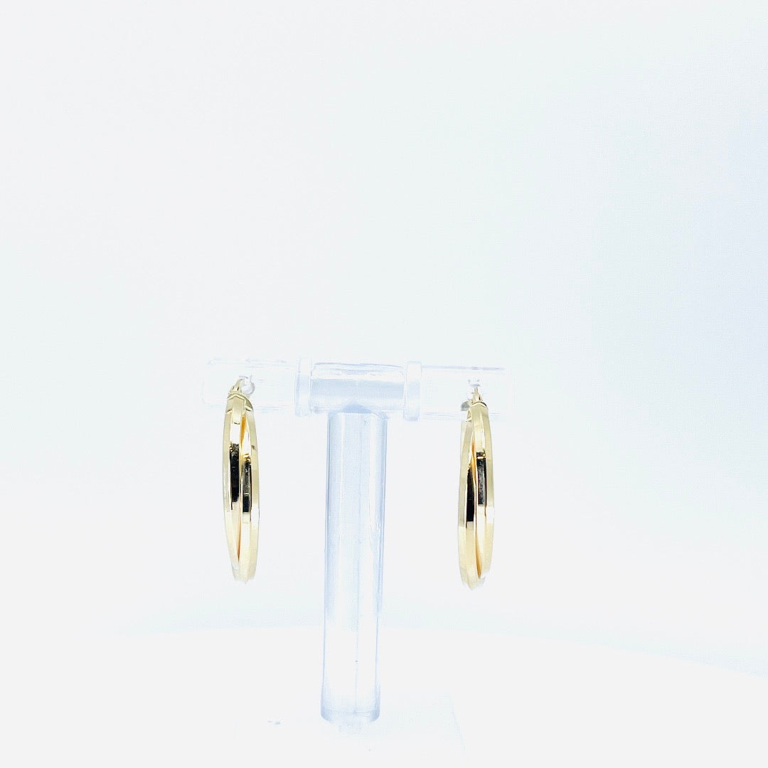 10K Yellow Gold Hoop Earrings