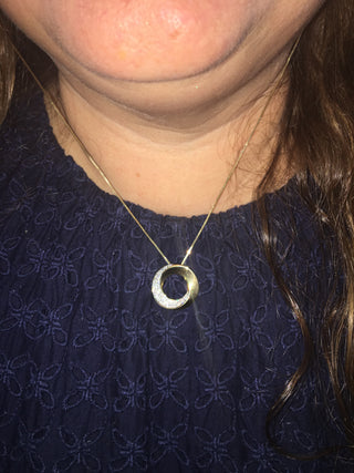Colgante de diamantes