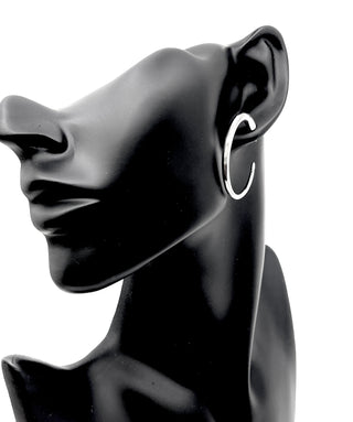 Sterling Silver Hoop Earrings 30mm