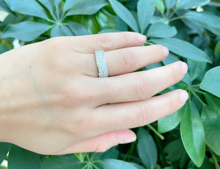 14K White Gold 1.20cttw Diamond Ring, size 6.25