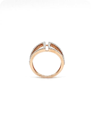 10K Rose Gold 0.40cttw Diamond Ring