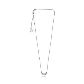 Collar de diamantes de 0,50 quilates en oro blanco de 14 quilates, 18"
