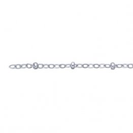 Cadena Paisley, Cadena de Plata de Ley por Pulgada - Pulsera / Collar / Tobillera Joyería Permanente
