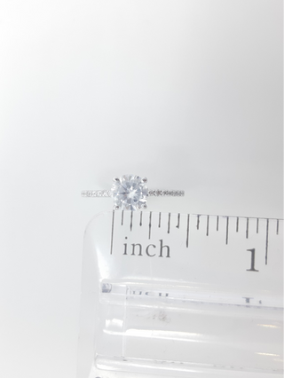 Diamond and Moissanite Engagement Ring