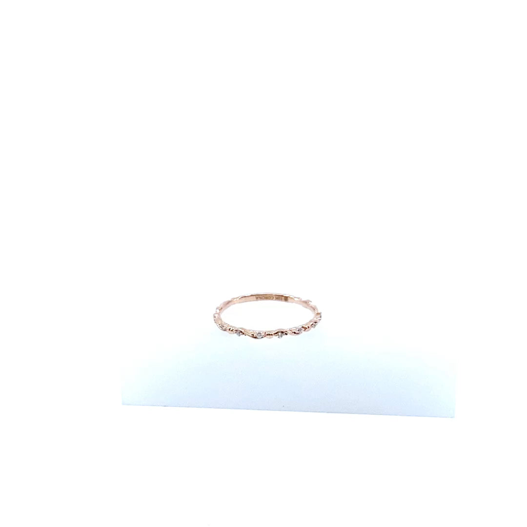 Rose Gold Diamond Ring