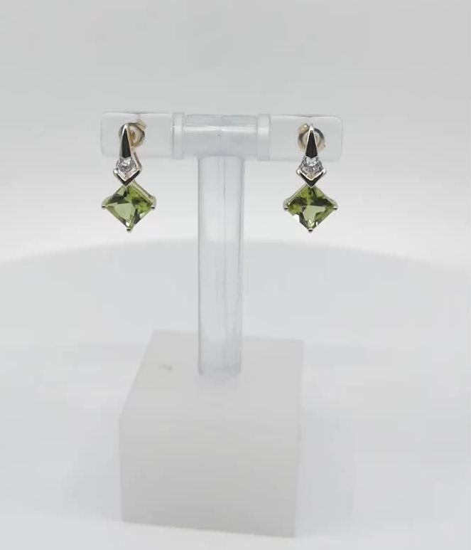 Pendientes Peridoto