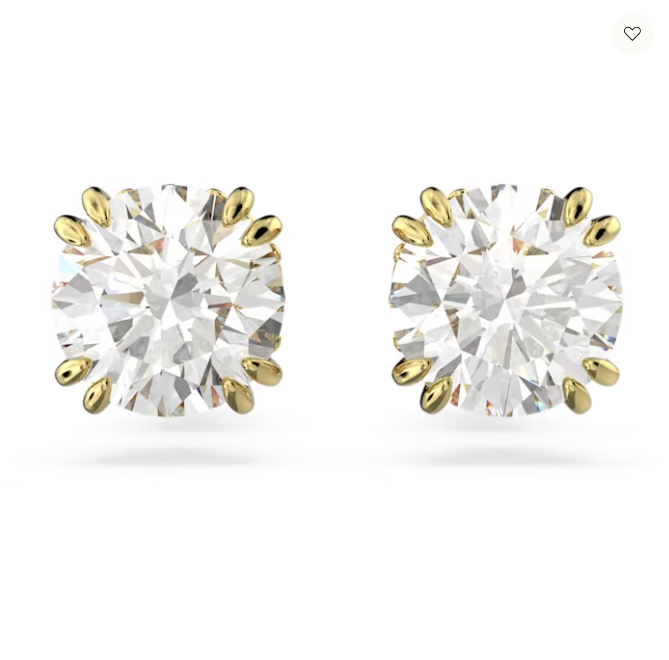 Swarovski Constella Yellow Stud Earrings 5642595